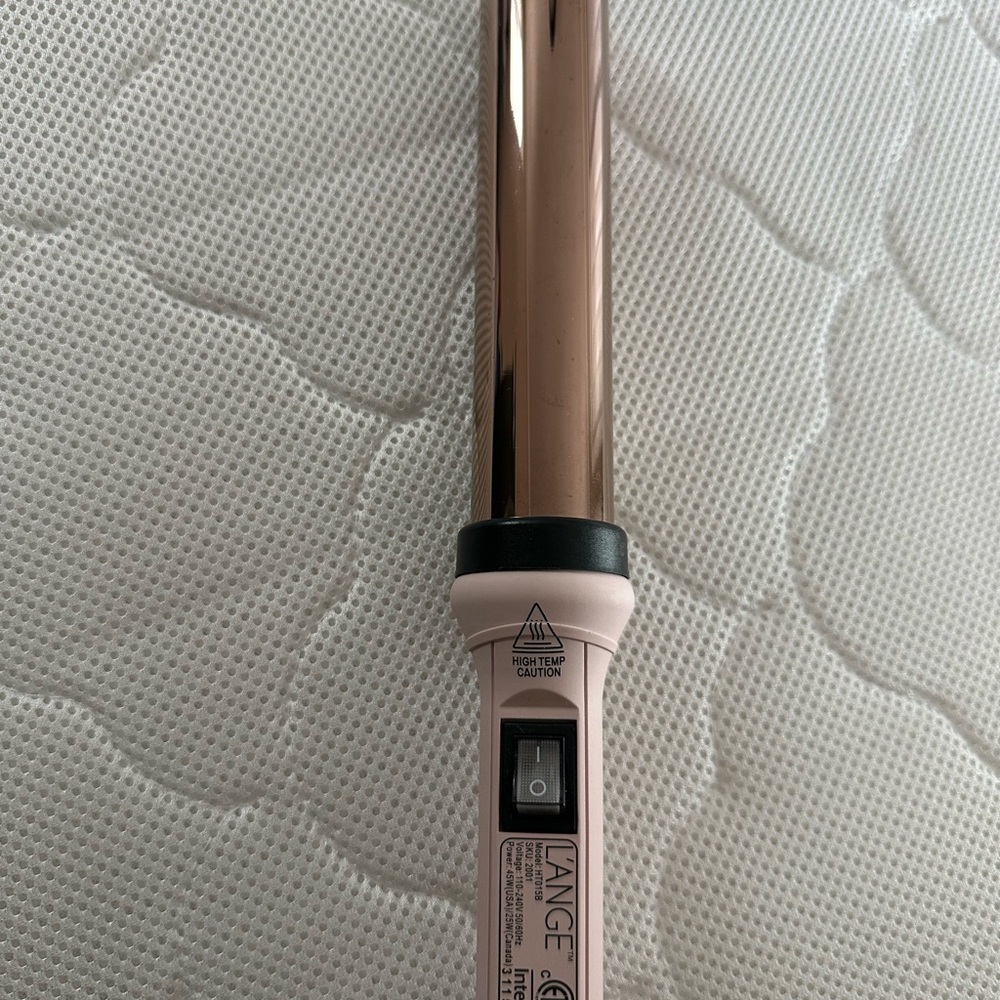 Lange Rose Gold and Light Pink Curling Wand